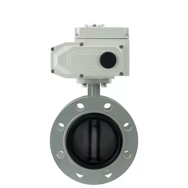 Electric flanged butterfly valves